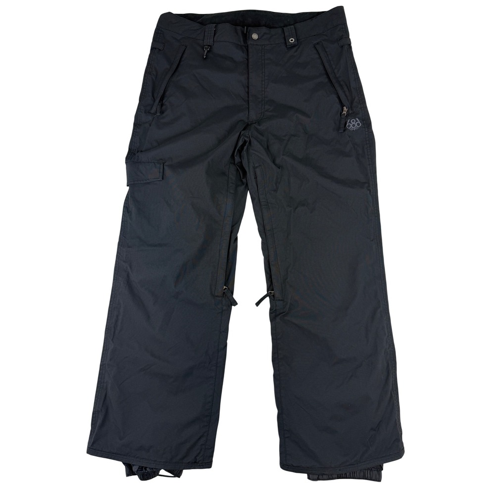 686 Mannual Standard Pant Mens Large Black Snowboard Ski Pants KCR203